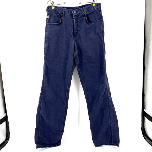 Carhartt Other - Carhartt: men’s blue flame resistant pants FRB2159 dark navy
